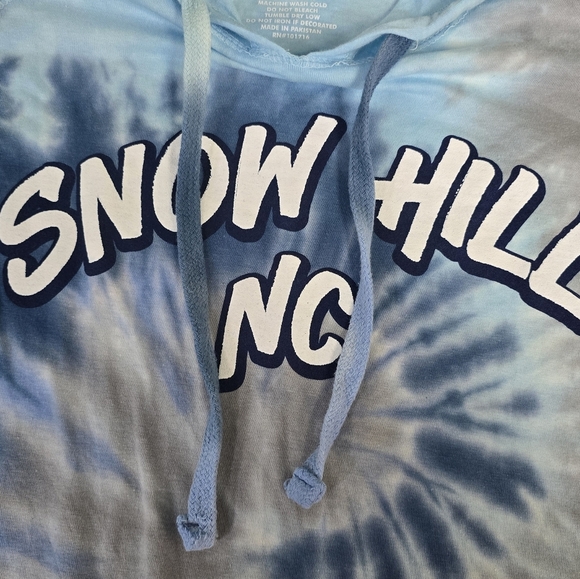 OHIOPYLE | 100% COTTON HOODED TYE DYED LIGHTWEIGHT LONG SLEEVE SHIRT w\ POCKET - Picture 5 of 13